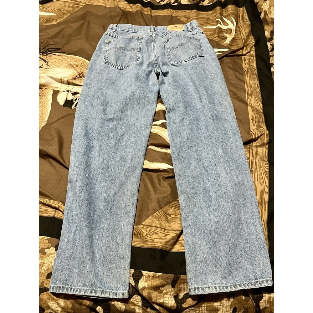 Open Trails Authentic‎ Stonewashed Jeans Men's Size 34x32 Some Staining